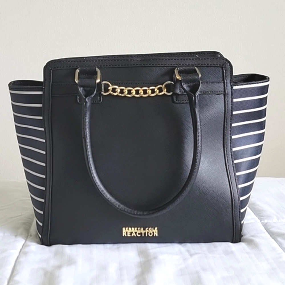 Kenneth Cole Reaction Striped Tote Bag